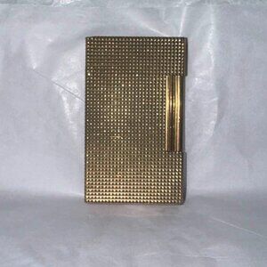 Authentic ST Dupont Vintage RARE Original French Gold Textured Lighter